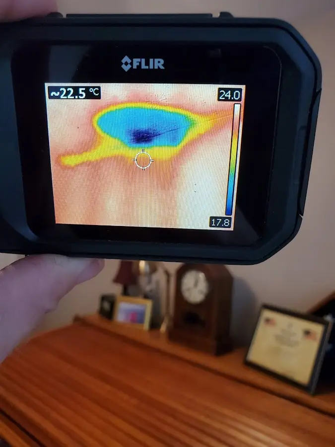 Thermal imaging inspection for water damage in Westphalia