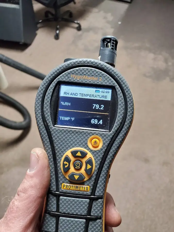 Moisture meter humidity assessment for Fire & Smoke Damage Restoration in Westphalia